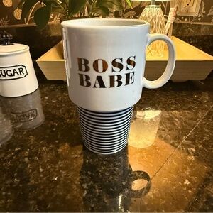 Fringe Studio Elegant White Mug